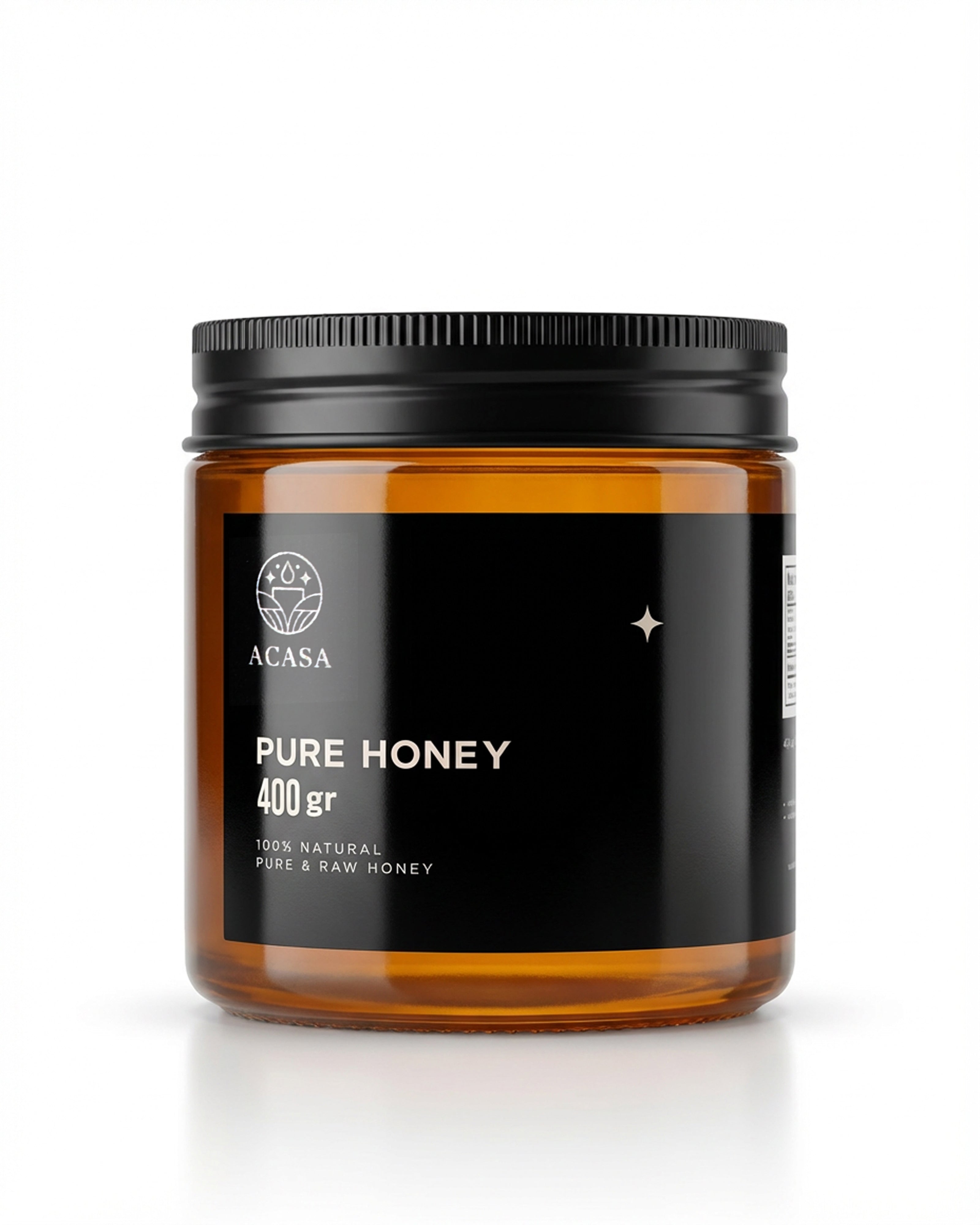 ACASA Pure Raw Honey, 400 g – 100% Natural Egyptian Honey